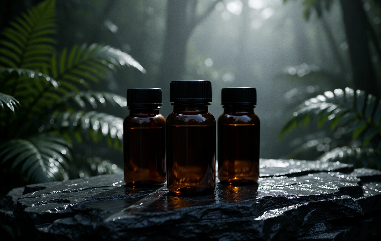 Rainforest moisture background